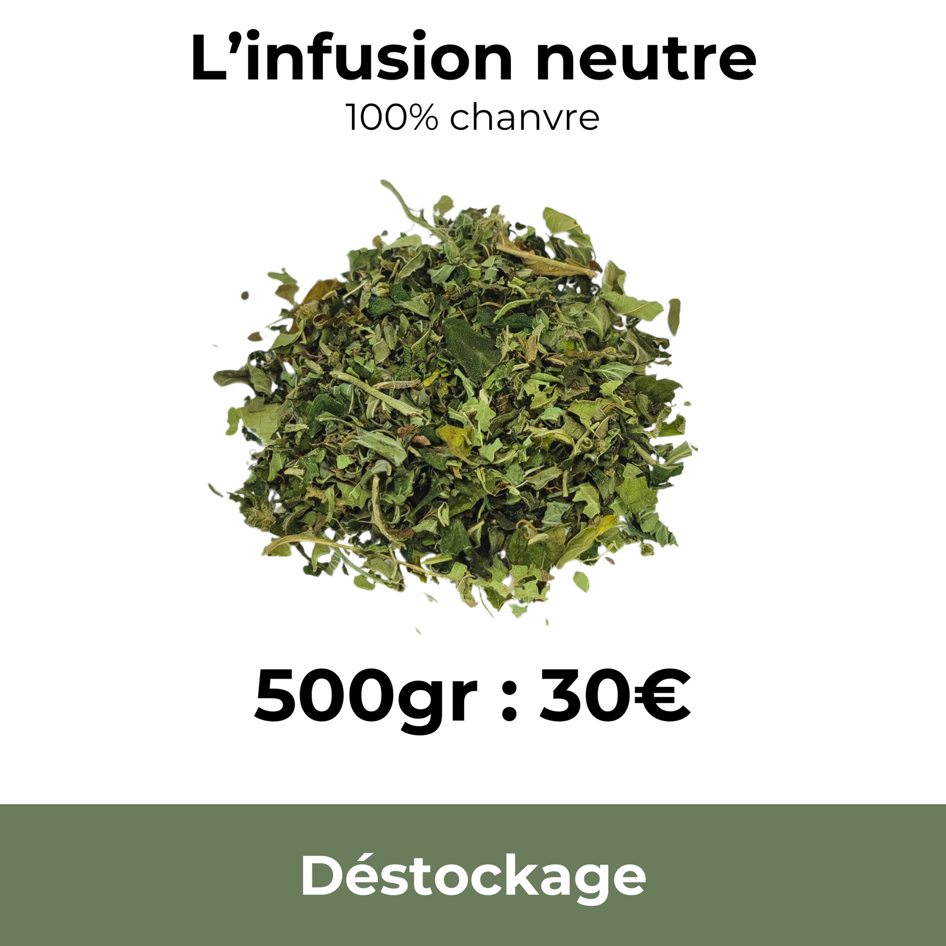 Infusion nature 100% chanvre - 500gr