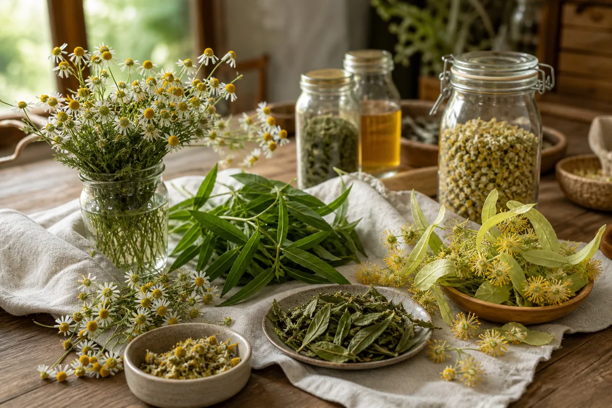 Camomille, verveine, tilleul : reconnaître les plantes à infuser